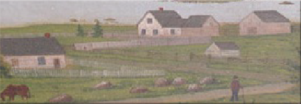 Closeup of Marchbank, Joseph Wilsons home by F. J. Faulkner in 1868, Courtesy of the City of Sault Ste. Marie