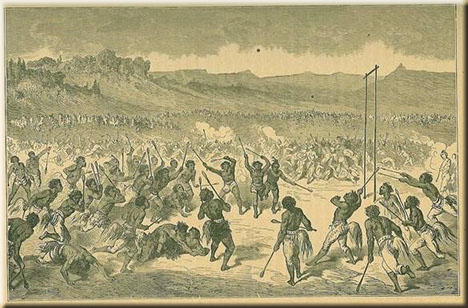 Game of lacrosse, Courtesy of  Canadian Military History Gateway