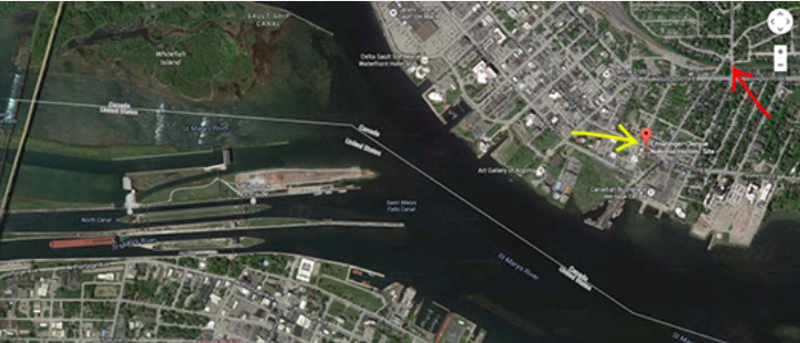 St. Marys River. Courtesy of Google Earth
