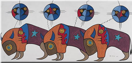 John Laford, Untitled, 2001, acrylic on canvas, Collection of the Art Gallery of Algoma; Gift of the Artist