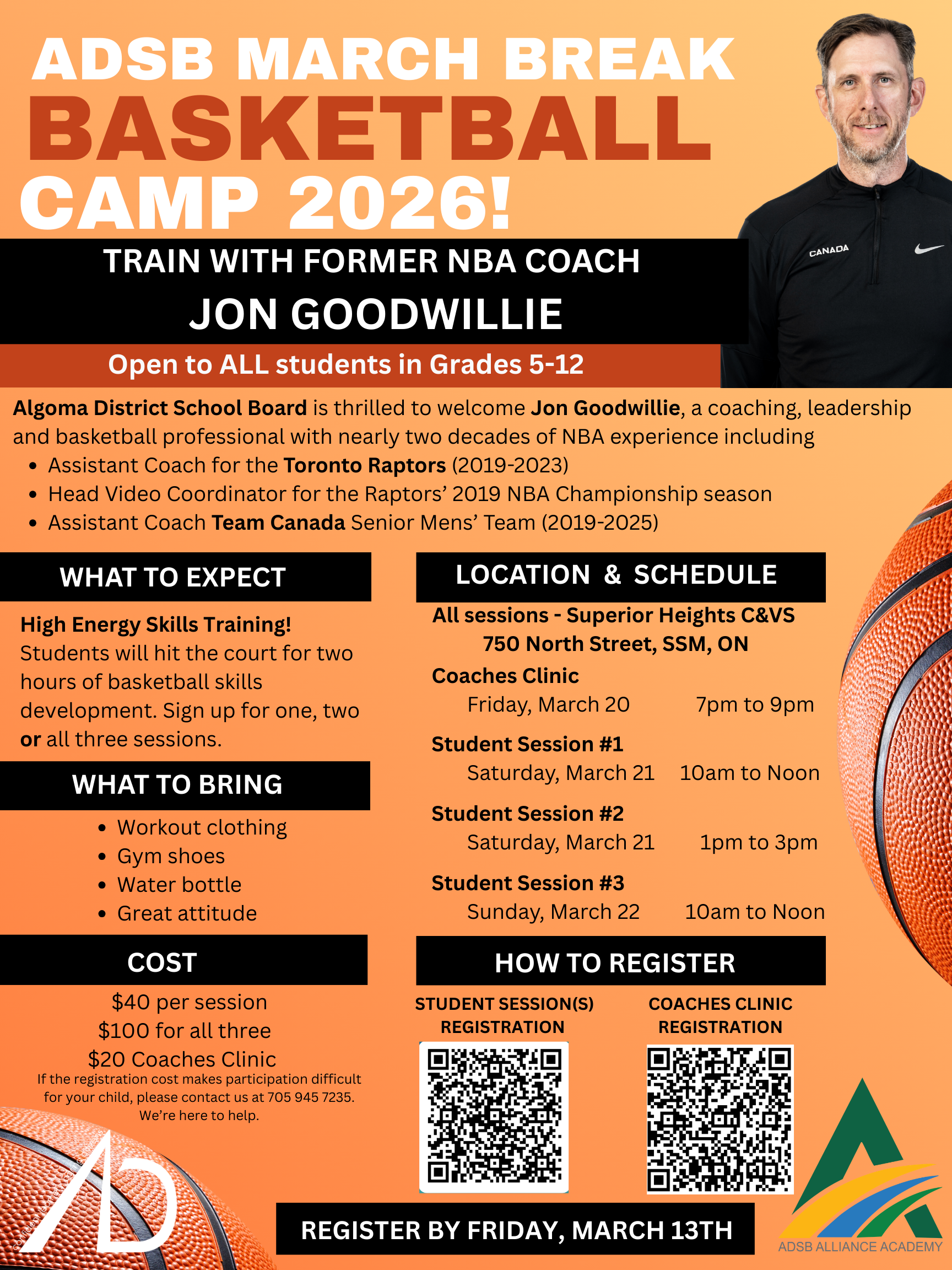 FINAL March Break Basketball Camp