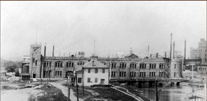 picture of the Lake Superior Power Company around 1894